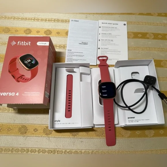 Fitbit Versa 4 Fitness Smartwatch - Picture 4 of 5